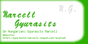 marcell gyurasits business card